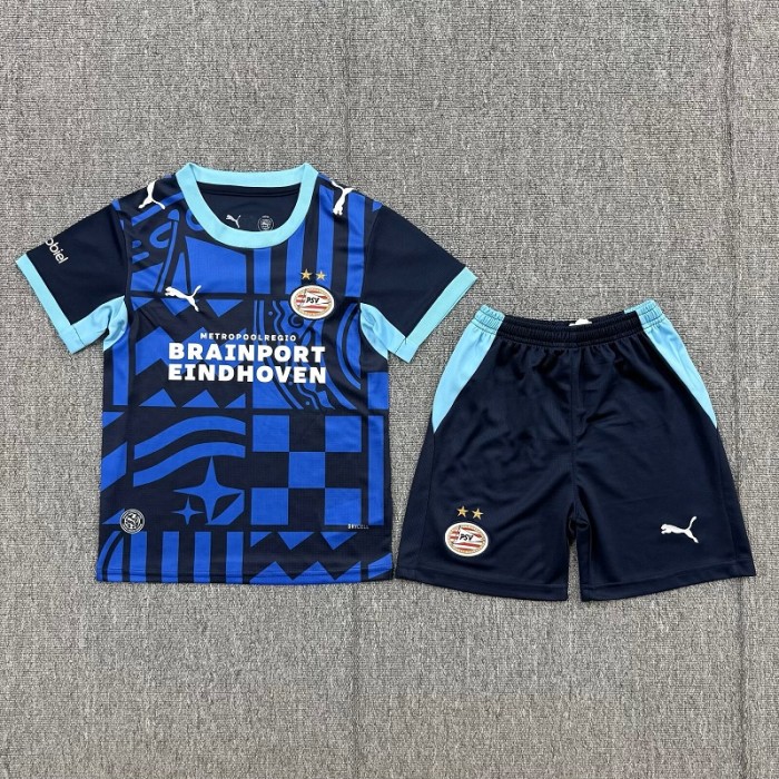 26/27 PSV Eindhoven third kids kit