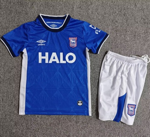 26/27 Ipswich Town home kids kit