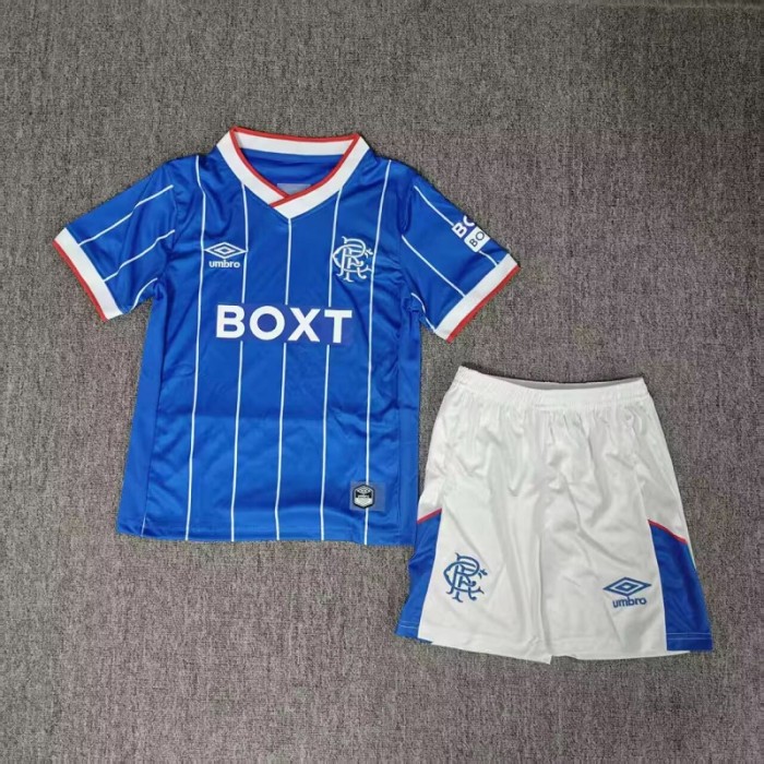 26/27 Rangers home kids kit