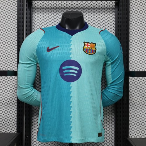 26/27 Barcelona third Player Version long sleeves