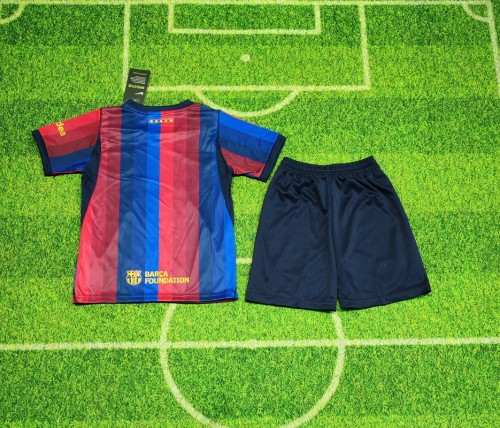 26/27  Barcelona home kids kit