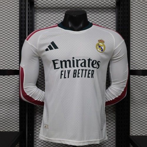 26/27 Real Madrid home Player Version long sleeves