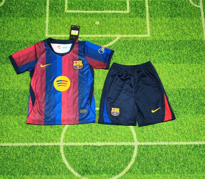 26/27  Barcelona home kids kit
