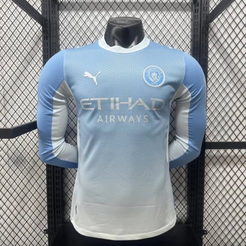 26/27 Manchester City home Player version  long sleeves