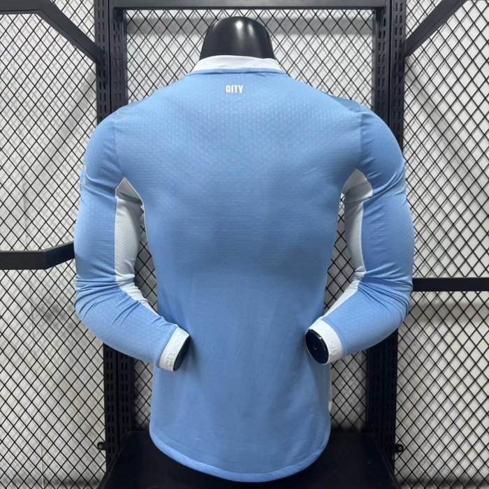 26/27 Manchester City home Player version  long sleeves