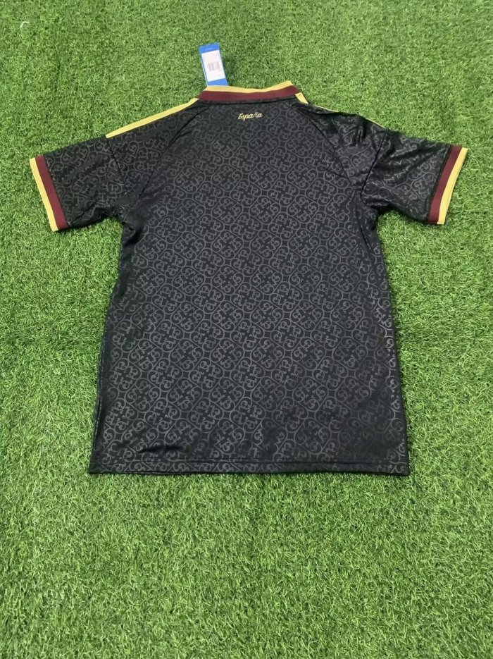 26-27 Spanish Black  football shirt