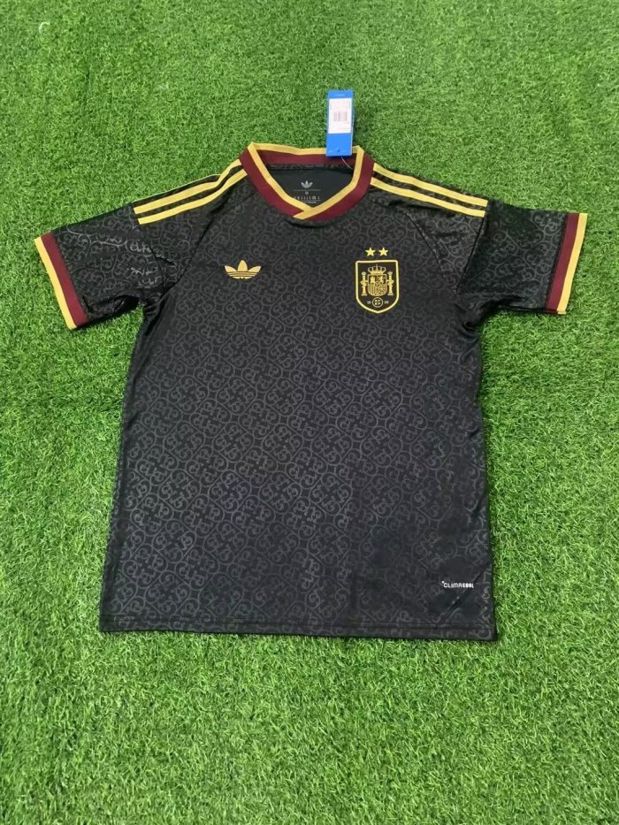 26-27 Spanish Black  football shirt