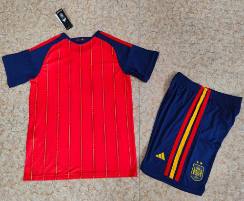 2026 Spain FIFA World Cup champion home kids kit