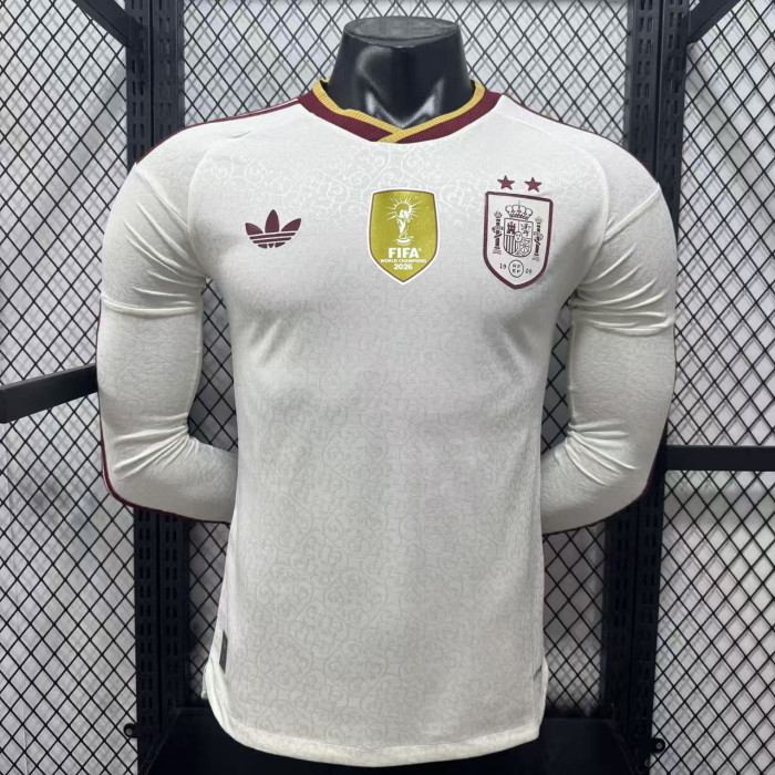 2026 Spain FIFA World Cup champion away Player Version long sleeves