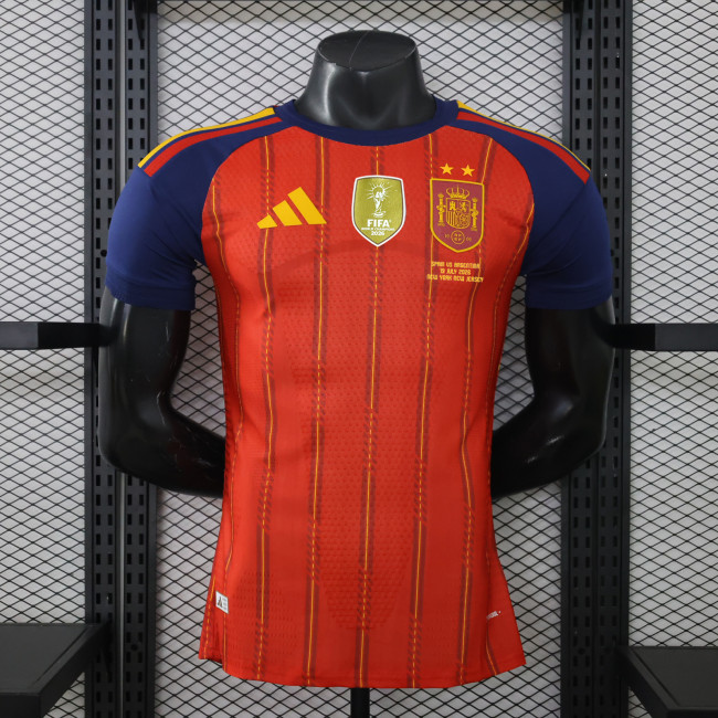 2026 Spain FIFA World Cup champion home Player Version football shirt