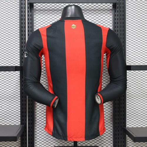 26/27  AC milan home Player Version long sleeves