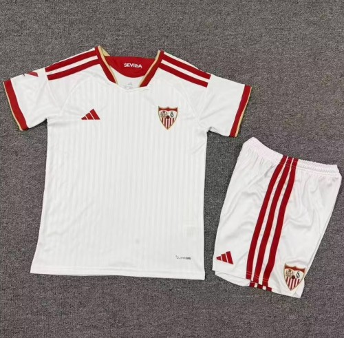 26/27 Sevilla home kids kit