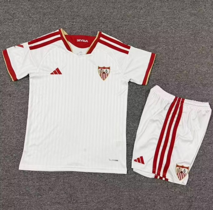 26/27 Sevilla home kids kit