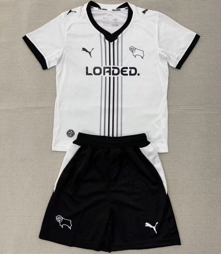 26/27 Derby County home kids kit