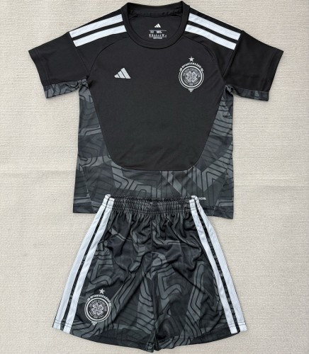 26/27 Celtic goalkeeper kids kit black