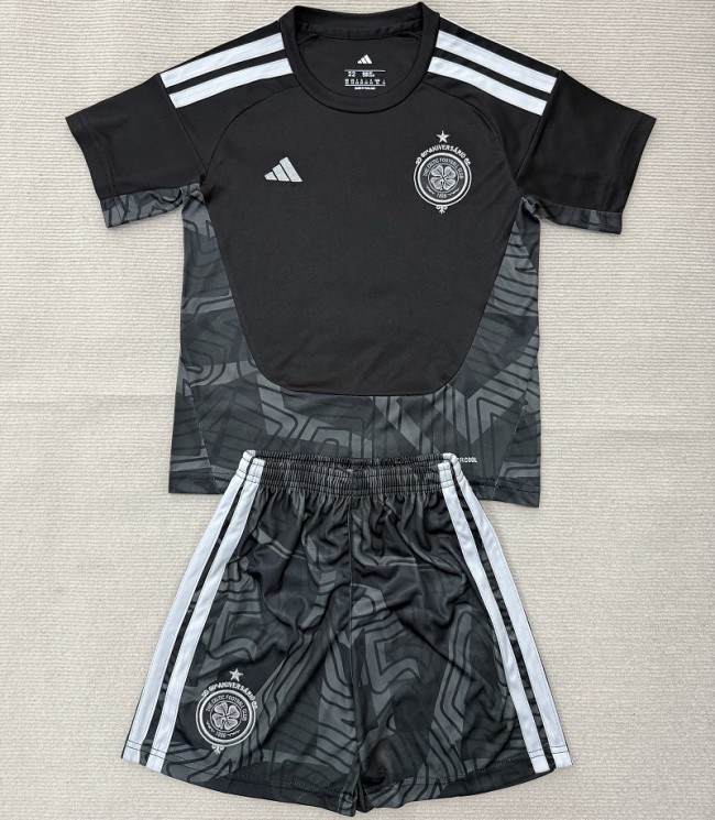 26/27 Celtic goalkeeper kids kit black