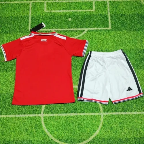 26/27 Manchester United home kids kit