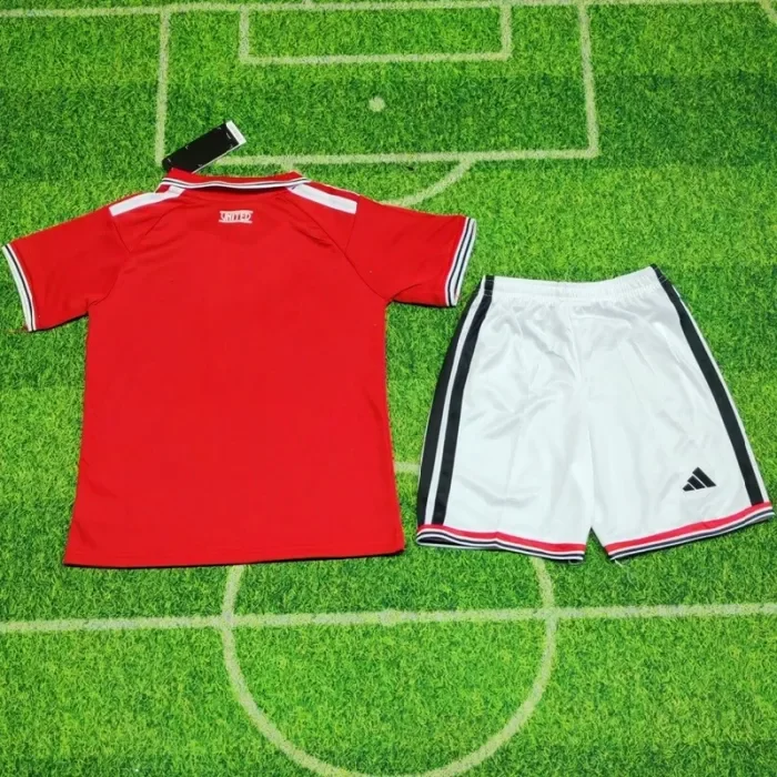 26/27 Manchester United home kids kit