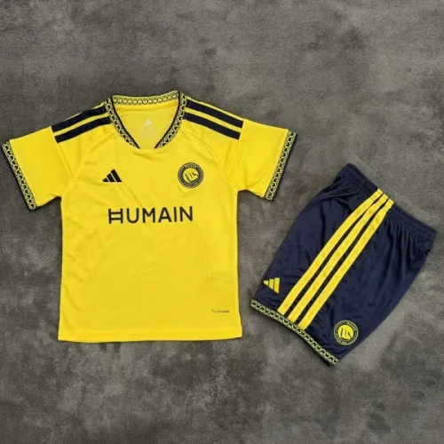 26/27 Al Nassr FC home kids kit