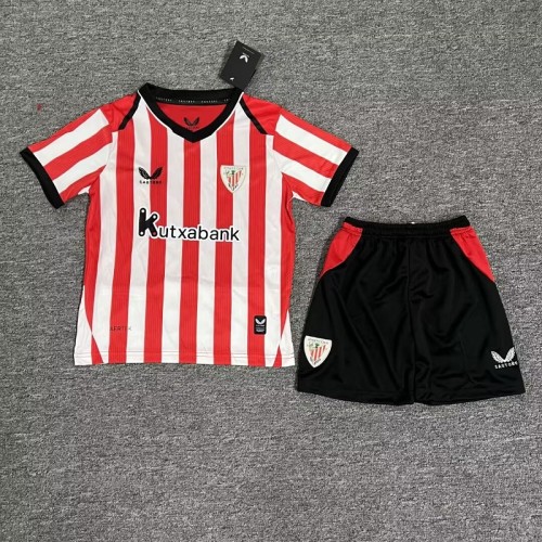 26/27 Athletic Bilbao home kids kit