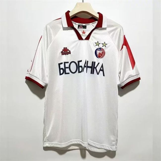 Retro 1995‑1997 Red Star Belgrade away football shirt