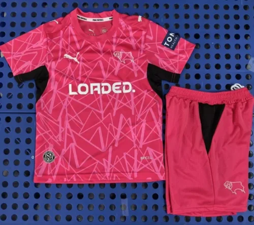 26/27 Derby County away kids kit