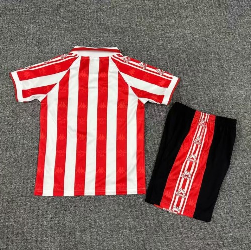 Retro 95/97 Athletic Bilbao home kids kit