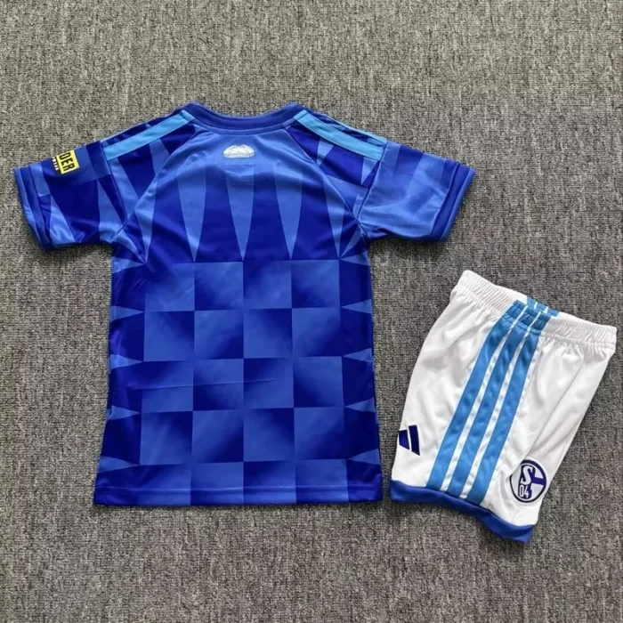 26/27 Schalke 04 home kids kit