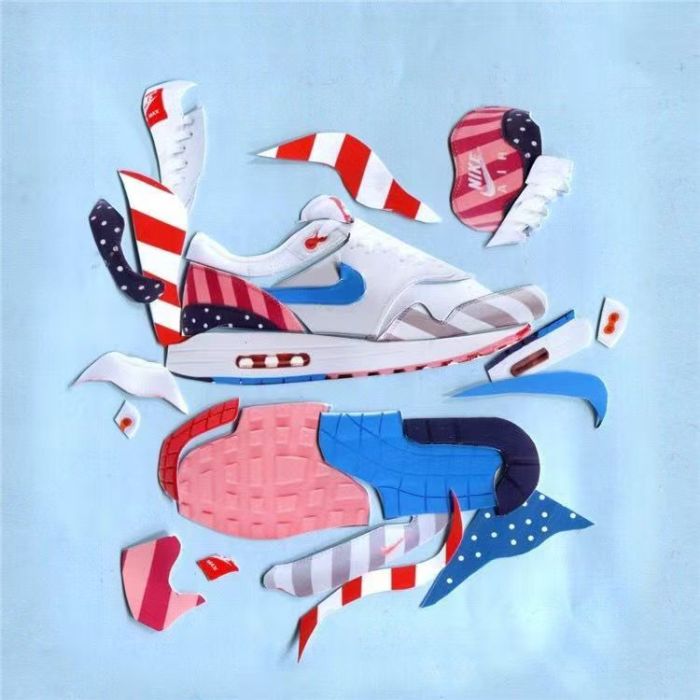 Nike Air Max 1 x Parra White/Multi‑Color