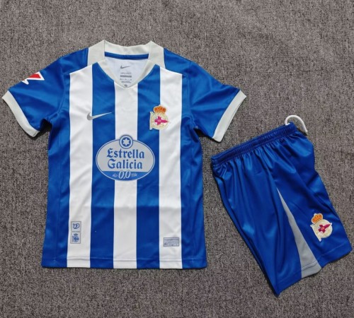 26/27 Deportivo home kids kit