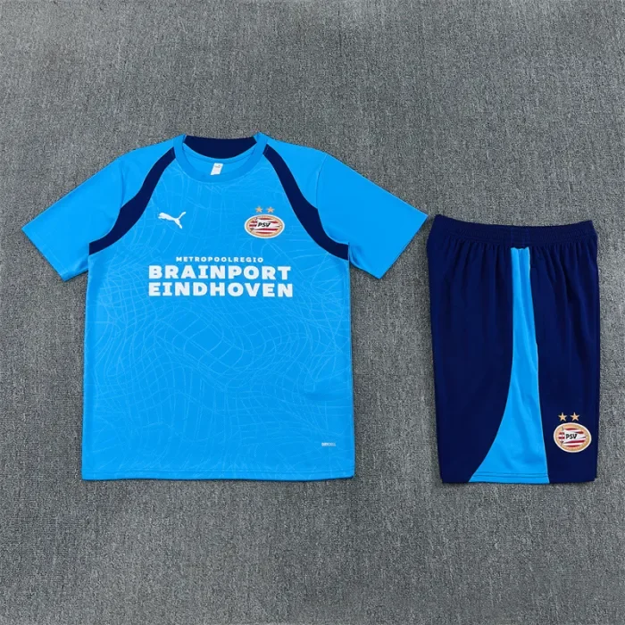 26/27 Eindhoven Short sleeve training Adult suit Blue