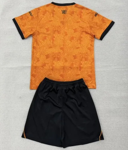 26/27 Wolverhampton Wanderers home kids kit