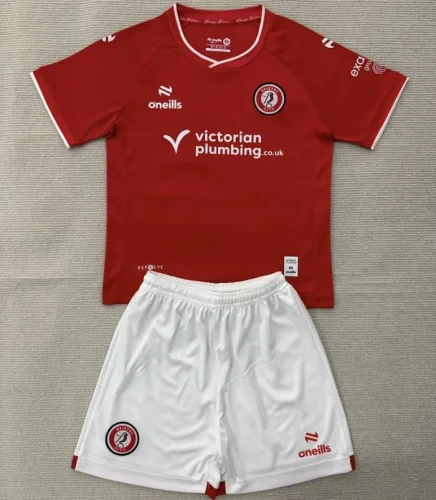 26/27 Bristol City home kids kit