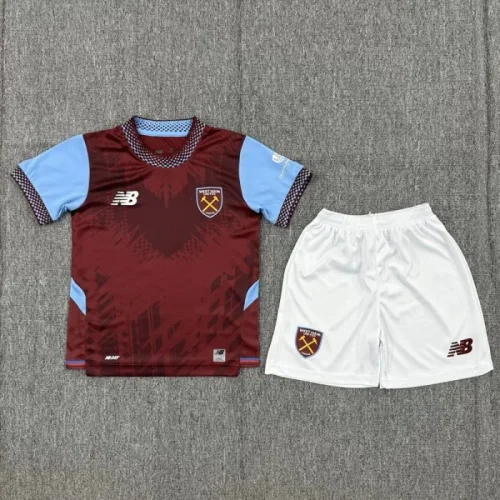 26/27  West Ham United home kids kit