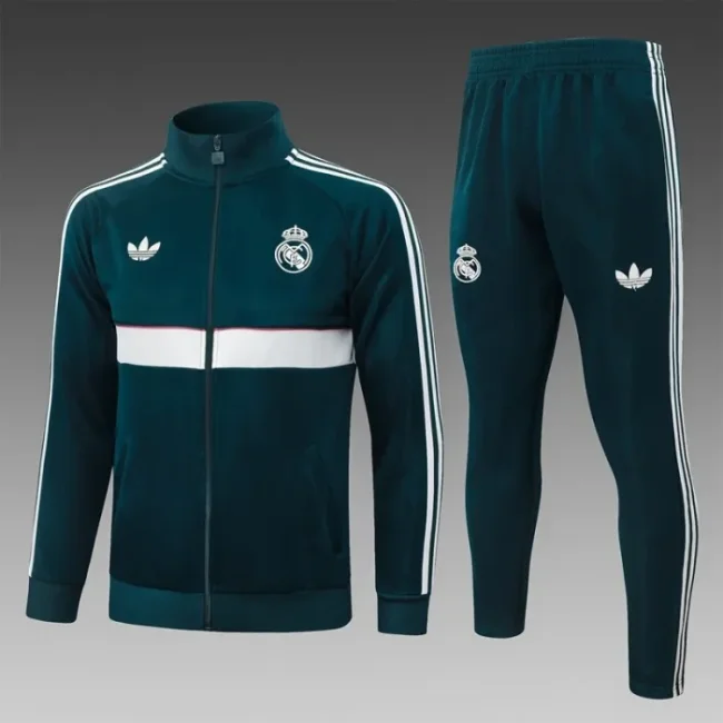 26/27 Real Madrid Kids jacket Dark green