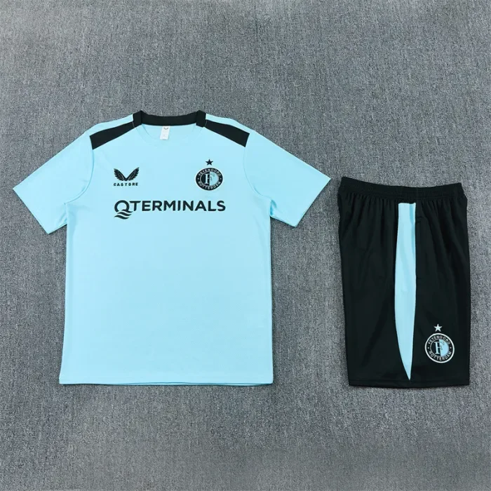 26/27 Feyenoord Short sleeve training Adult suit Sky Blue