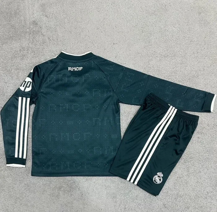 26/27 Real Madrid Away kids kit Long sleeves