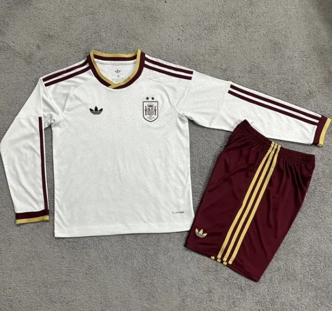 26/27 Spain Away kids kit Long sleeves