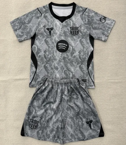 26/27 Barcelona Goalkeeper kids kit grey