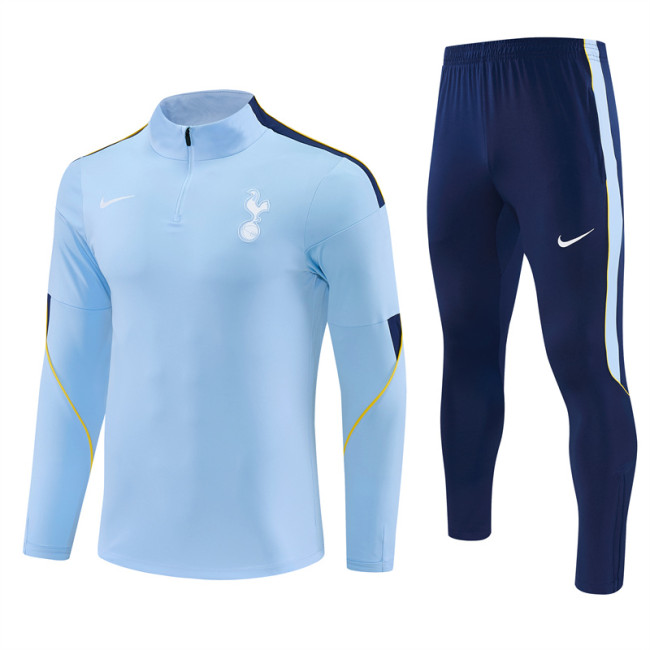 26/27 Tottenham Hotspur Adult Training Suit Long sleeve Sky Blue