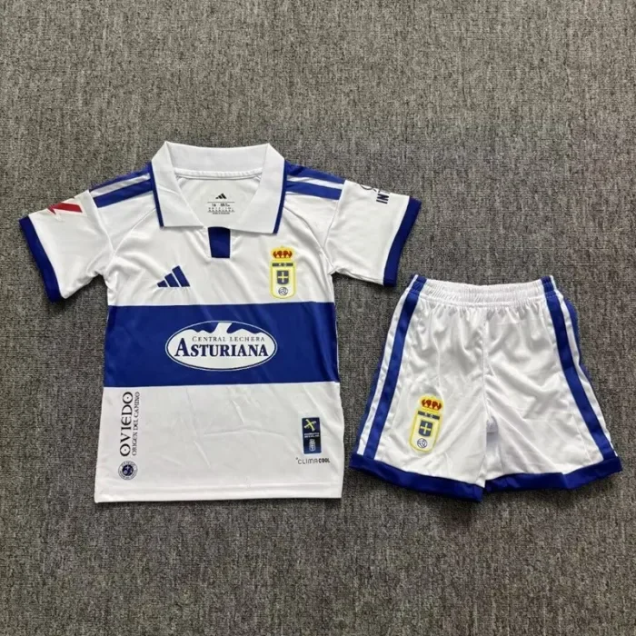 26/27 Real Oviedo Away kids kit