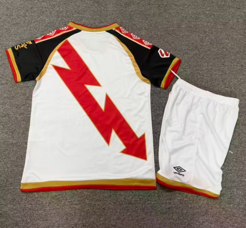 26/27 Rayo Vallecano home kids kit