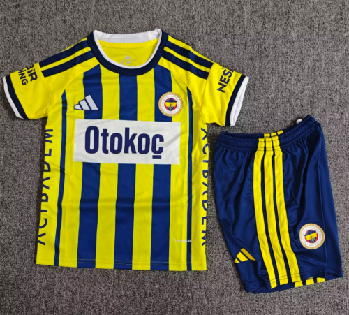 26/27 Fenerbahce home kids kit