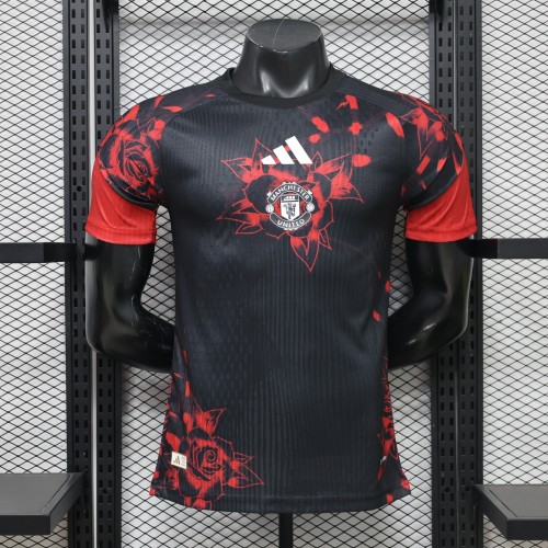 26/27 Manchester United Training Top Player Version Black