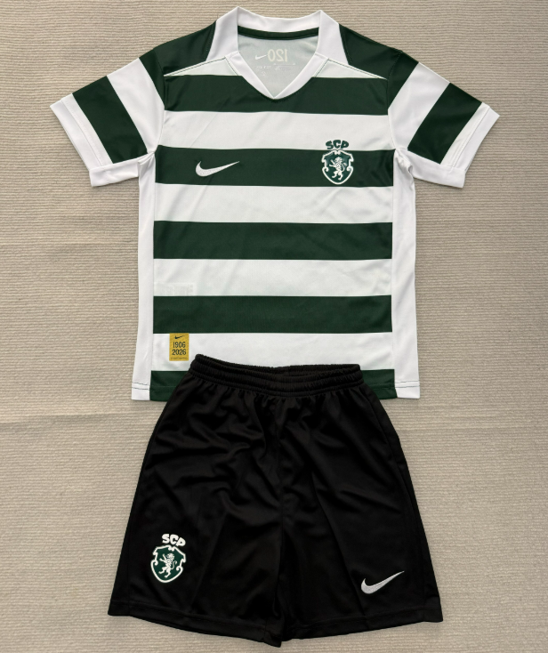 26/27 Sporting CP home kids kit
