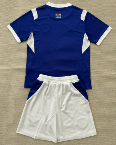 26/27 Cardiff City home kids kit