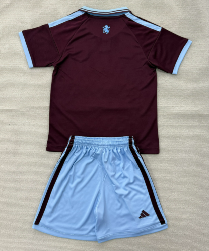 26/27 Aston Villa home kids kit