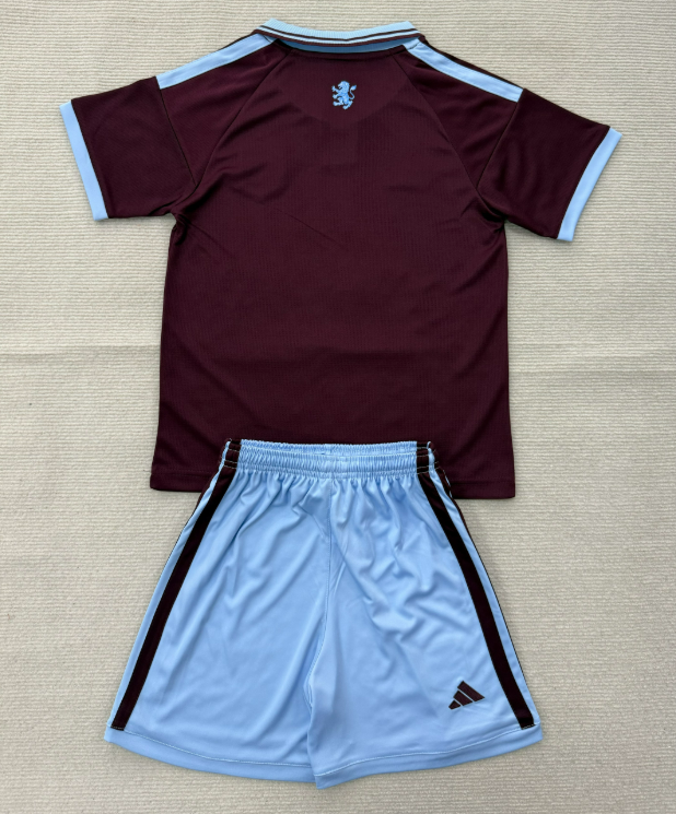 26/27 Aston Villa home kids kit