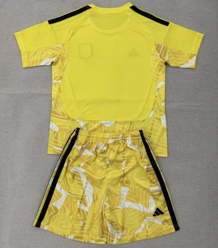 26/27 Aston Villa goalkeeper kids kit Yellow