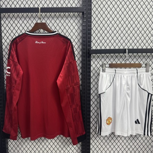 26/27 Manchester United home Adult Set long sleeves